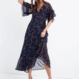 Madewell | Dresses | Madewell Sidonie Poplin Maxi Dress | Poshmark